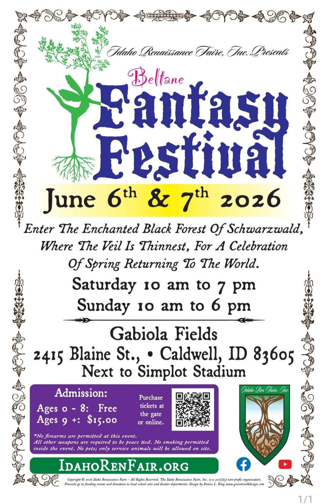 Enter the Enchanted Black Forest: Infernal Crafts Returns to Beltane Fantasy Festival 2026