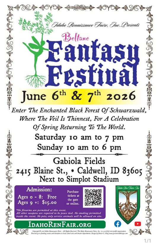 Enter the Enchanted Black Forest: Infernal Crafts Returns to Beltane Fantasy Festival 2026
